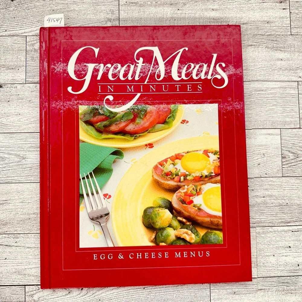 1984 Egg & Cheese Menus Great Meals in Minutes Time-Life Books Cookbook‎ HC Vtg